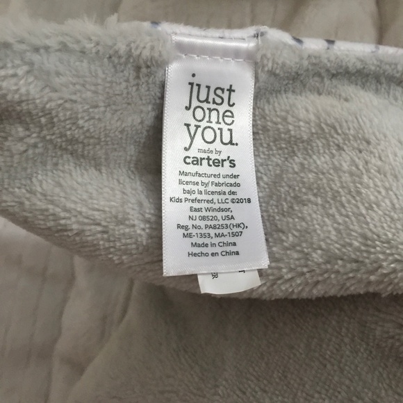 New Carter's Just One You Elephant Triangles Plush Baby Lovey 2018 Style #67520 - Picture 5 of 6